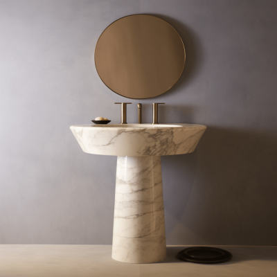 imported botochino italian marble freestanding basin